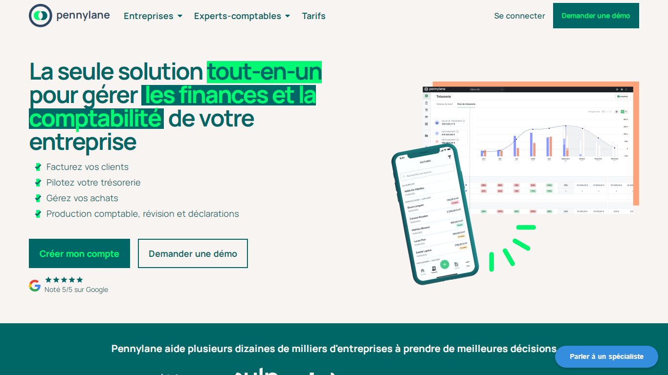 Plateforme tout-en-un de gestion financière & comptabilité | Pennylane